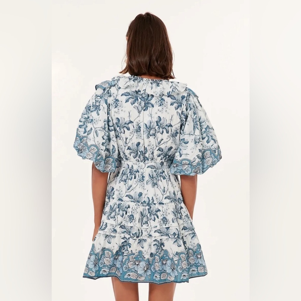 Love The Label REMY DRESS- BERYL BLUE Size S - Picture 2 of 5